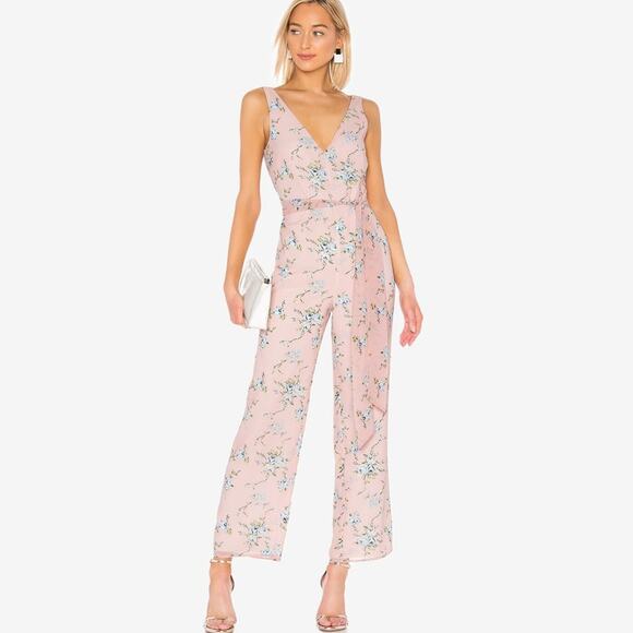 LPA Alina Jumpsuit Size XS Margit Floral Pink Pastel Soft Girl Coquette Romantic - Picture 3 of 4